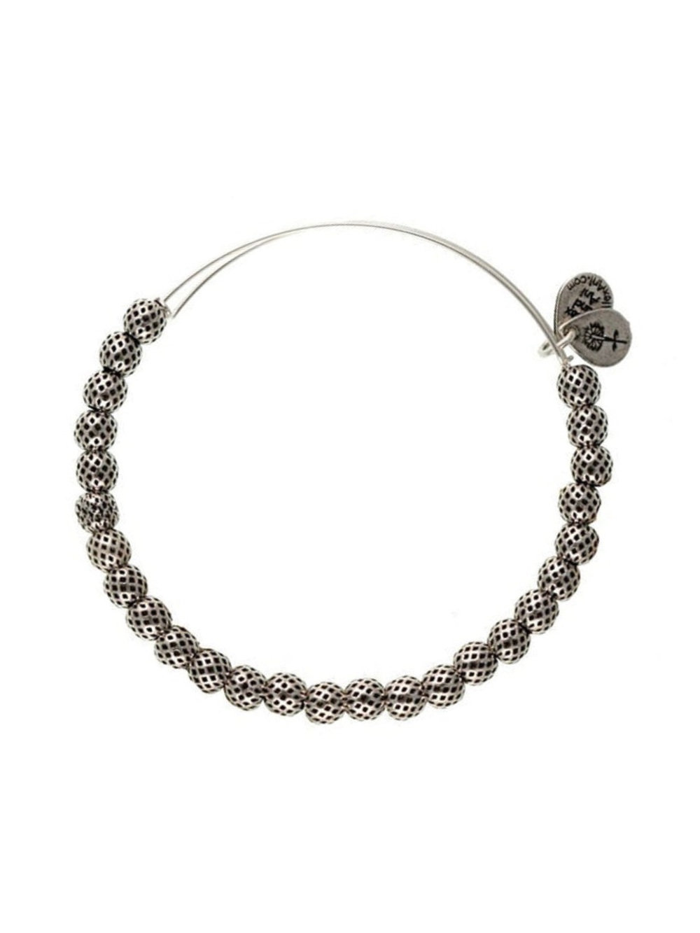 NWT! Alex and Ani Euphrates Beaded Bangle Bracelet - Silver - Still In Packaging